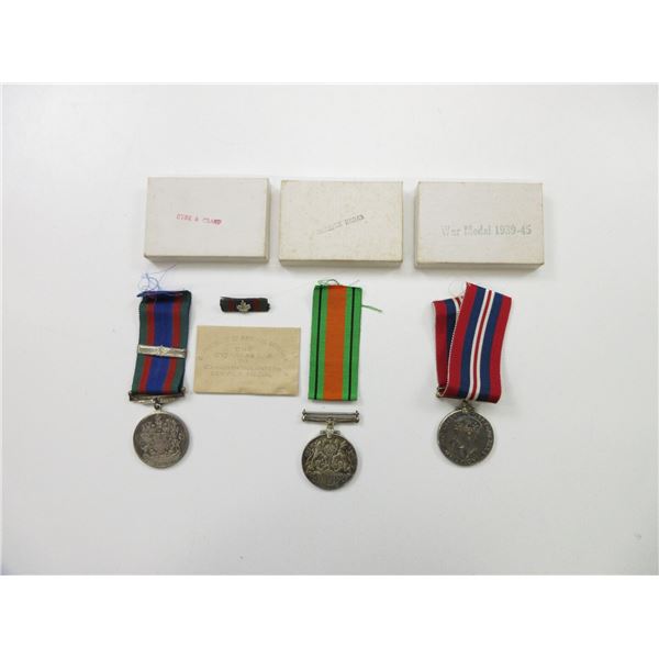 WWII CANADIAN MEDALS LOT