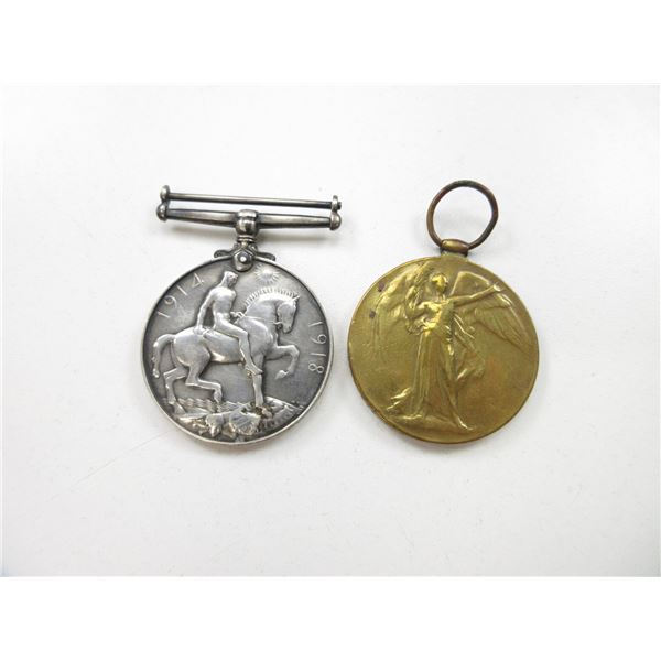WWI CANADIAN MILITARY NAMED MEDALS LOT