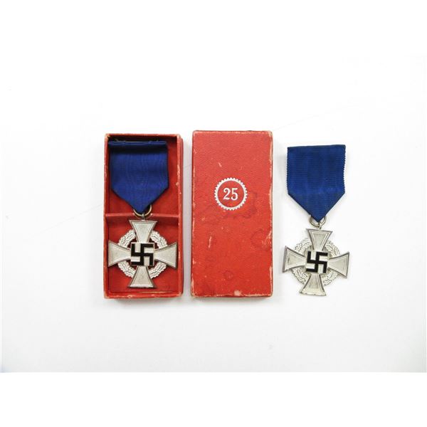 WWII GERMAN 25 YEAR SERVICE MEDALS LOT