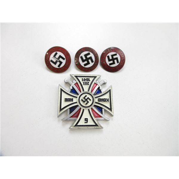WWII GERMAN NSDAP PINS LOT