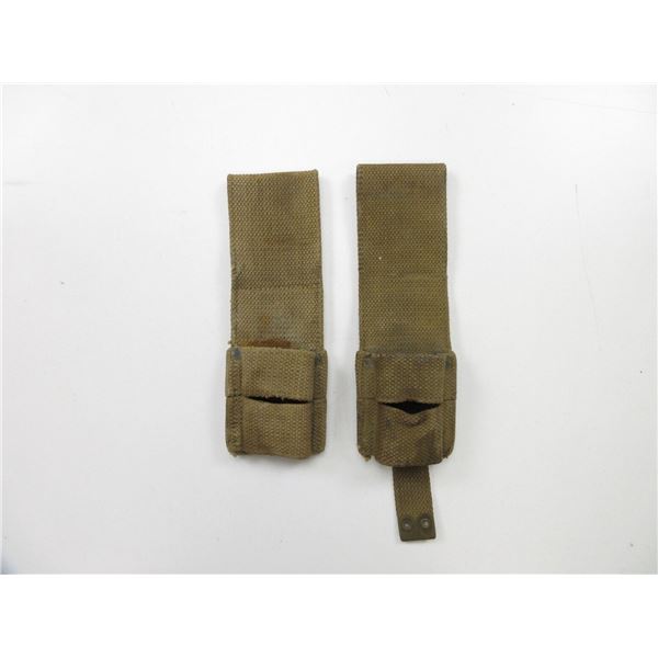 WWI BRITISH P1908 BAYONET FROGS LOT