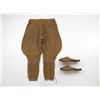 Image 2 : WWII GERMAN TYPE NSDAP JODHPUR PANTS AND SLIPPERS LOT