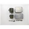 Image 2 : WWII / POST WWII BRITISH MILITARY MESS KIT, ETC. LOT