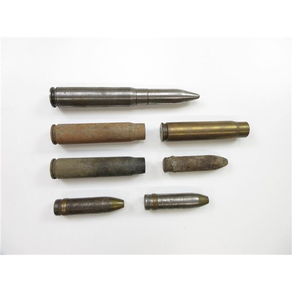 ASSORTED 20MM CANNON CASINGS LOT