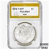 Image 1 : 1878 7/8TF Morgan Silver Dollar PGA MS64 Weak