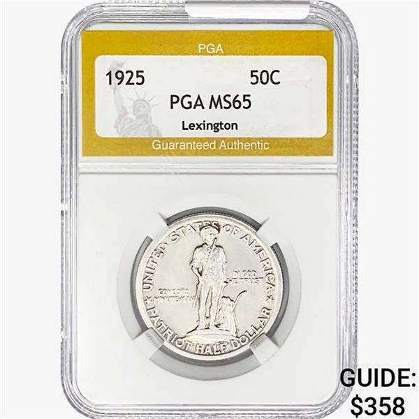 1925 Lexington Half Dollar PGA MS65