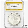 Image 1 : 1921 Morgan Silver Dollar PGA MS65