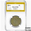 Image 1 : 1814 Classic Head Large Cent PGA XF45 Crosslet 4