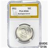 Image 1 : 1952 Washington Carver Half Dollar PGA MS66