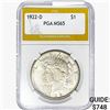 Image 1 : 1922-D Silver Peace Dollar PGA MS65