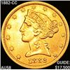 Image 1 : 1882-CC $5 Gold Half Eagle CHOICE AU