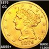 Image 1 : 1879-CC $5 Gold Half Eagle HIGH GRADE+