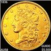 Image 1 : 1836 $5 Gold Half Eagle CHOICE AU