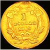 Image 2 : 1859-D Rare Gold Dollar HIGH GRADE