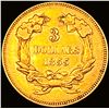 Image 2 : 1855 $3 Gold Piece UNCIRCULATED