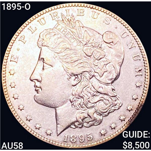 1895-O Morgan Silver Dollar CHOICE AU