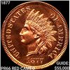 Image 1 : 1877 Indian Head Cent SUPERB GEM PROOF RED CAMEO