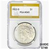 Image 1 : 1922-D Silver Peace Dollar PGA MS65