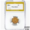 Image 1 : 1863 Indian Head Cent PGA MS64+