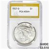 Image 1 : 1927-D Silver Peace Dollar PGA MS64+