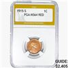 Image 1 : 1915-S Wheat Cent PGA MS64 RED