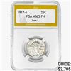 Image 1 : 1917-S Standing Liberty Quarter PGA MS65 FH Type 1