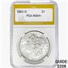 Image 1 : 1883-O Morgan Silver Dollar PGA MS64+