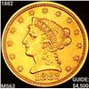 Image 1 : 1882 $2.50 Gold Quarter Eagle
