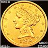 Image 1 : 1840-O $5 Gold Half Eagle