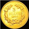 Image 2 : 1859 $3 Gold Piece NICELY CIRCULATED+