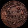 Image 2 : 1811 Close Date Classic Head Half Cent CLOSELY UNC