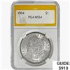 Image 1 : 1904 Morgan Silver Dollar PGA MS64