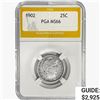 Image 1 : 1902 Barber Quarter PGA MS66