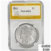 Image 1 : 1903 Morgan Silver Dollar PGA MS62