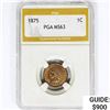 1875 Indian Head Cent PGA MS63