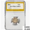 Image 1 : 1882 Nickel Three Cent PGA PR66 Cameo