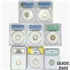 Image 1 : 1921-1954 [8] Silver Dimes  PR/MS/AG