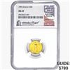 Image 1 : 1994 $5 1/10oz. Gold Eagle NGC MS69 Signed Frost