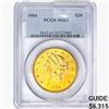 Image 1 : 1904 $20 Gold Double Eagle PCGS MS61