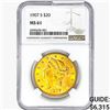 Image 1 : 1907-S $20 Gold Double Eagle NGC MS61