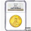 Image 1 : 1920 $20 Gold Double Eagle NGC MS61