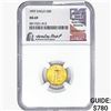 Image 1 : 1997 $5 1/10oz. Gold Eagle NGC MS69 Signed Frost