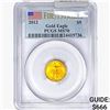 Image 1 : 2012 $5 1/10oz. Gold Eagle PCGS MS70