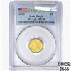 Image 1 : 2011 $5 1/10oz. Gold Eagle PCGS MS70
