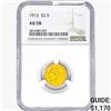 Image 1 : 1913 $2.50 Gold Quarter Eagle NGC AU58