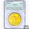 Image 1 : 1924 $20 Gold Double Eagle PCGS MS64