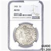 Image 1 : 1901 Morgan Silver Dollar NGC AU53