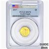 Image 1 : 2017 $5 1/10oz. Gold Eagle PCGS MS70
