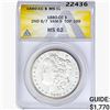 Image 1 : 1880-CC Morgan Silver Dollar ANACS MS62 2ND 8/7 VA