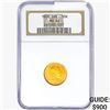 Image 1 : 1900 .1296oz. Gold Denmark 10 Kroner NGC MS63